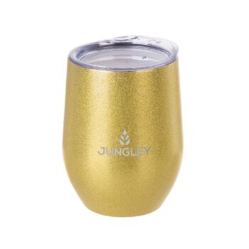 Personalised Insulated Stemless Glitter Wine Tumbler, 7 of 7