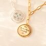 Engravable Compass Necklace, thumbnail 6 of 9