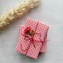Red Gingham Paper Fibre Wrapping/Patterned Paper Sheet, thumbnail 10 of 10