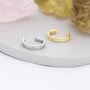 Sterling Silver Cz Ear Cuff, thumbnail 8 of 12