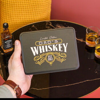 Personalised Whiskey Tin Gift Set, 5 of 9