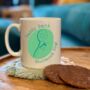 Personalised Shuttlecock Badminton Dad Mug, thumbnail 1 of 2