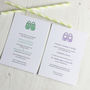 Baby Shoes Christening Invitation, thumbnail 5 of 10