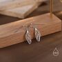 Sterling Silver Dragonfly Wing Drop Earrings, thumbnail 7 of 11