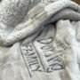 Personalised Embroidered Family Surname Blanket, thumbnail 4 of 5