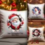 Personalised Christmas Santa Breakout Gift Cushion, thumbnail 1 of 4