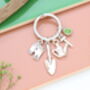Personalised Gardening Keyring Gifts For Gardener, thumbnail 4 of 11