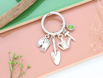 Personalised Gardening Keyring Gifts For Gardener, 4 of 11