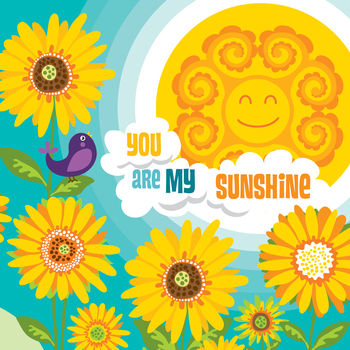 Birthday Card - You Are My Sunshine, 2 of 2
