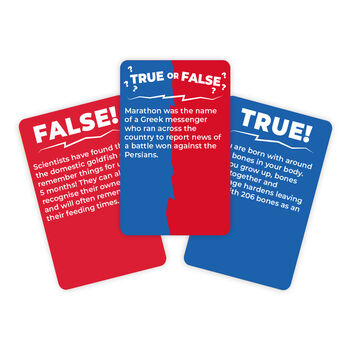 True Or False Trivia Card Game, 4 of 4