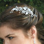 Silver Or Rose Gold Plated Crystal Bridal Hair Clip, thumbnail 8 of 10