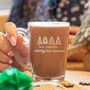 Glass Mug With Christmas Design, thumbnail 1 of 2