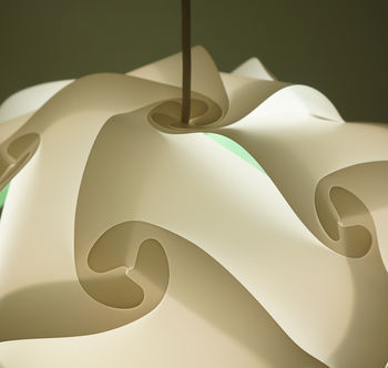 White Ceiling Pendant Smarty Lamps Tukia Lampshade, 7 of 7