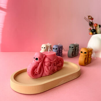 Skull Motorcycle Candle, 9 of 11