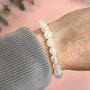 Rose Quartz Bracelet Worry Beads Bracelet Exam, thumbnail 3 of 4