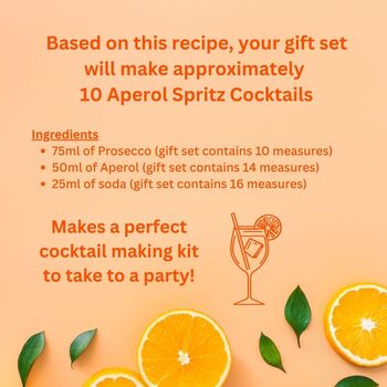 Vino Coco Aperol Spritz Gift Set, 5 of 9