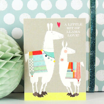 Llama Love Mini Card, 4 of 4