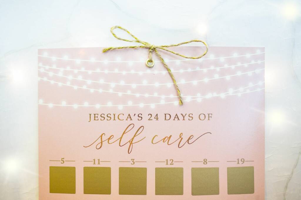 Personalised Self Care Scratch Off Advent Calendar By FromLucy&Co