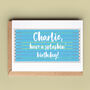 Personalised Swimming Pool Birthday Card, thumbnail 1 of 2