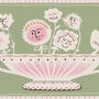 Blooming Marvellous Trippy Tych Fold Out Card, thumbnail 3 of 4