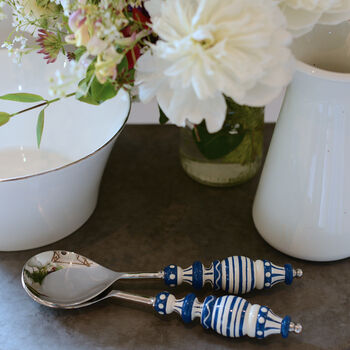 Hand Painted Serving Spoons, 3 of 3