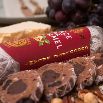 Mince Pie Caramel Chocolate Salami, 3 of 5