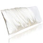 Ivory Ruched Satin Bridal Wedding Clutch, thumbnail 2 of 7