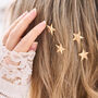 Twist Gold Hair Accessory Stars, thumbnail 1 of 1