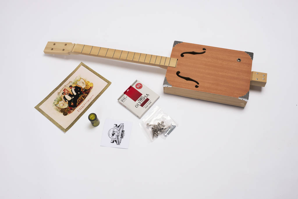Build Your Own Cigar Box Guitar Kit By Drummond & Hammett Custom