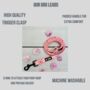 Pink Floral Dog Lead, thumbnail 3 of 3