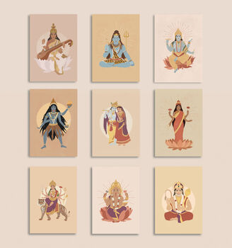 Hindu Wall Art Set, 3 of 3