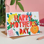Happy Mother's Day Spring Floral Paper Cut Card, thumbnail 1 of 5