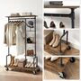 Five Tier Clothes Organiser Rack On Wheels, thumbnail 5 of 8