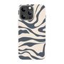 Black/Neutral Phone Case | Zebra Print, thumbnail 2 of 2