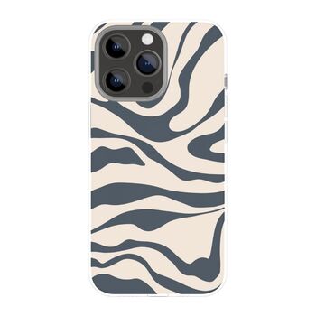 Black/Neutral Phone Case | Zebra Print, 2 of 2
