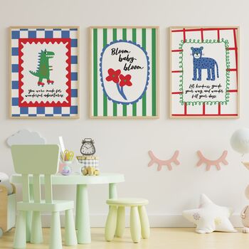 You Were Made For Wonderful Adventures Dinosaur Print, 6 of 6