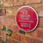 Personalised Round Graduation Heritage Aluminium Gift Plaque, thumbnail 1 of 4