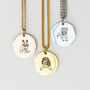 Custom Pet Portrait Necklace, thumbnail 6 of 10