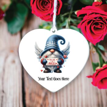 Personalised Gonk Gnome 'Angel' Decoration, 2 of 2