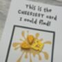 Cheese Polymer Clay Birthday Card Handmade, thumbnail 7 of 12