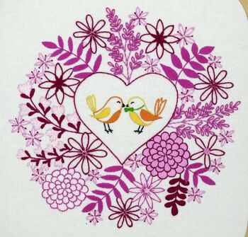 'Love Blooms' Is A Delight To Stitch Embroidery Design, 6 of 12