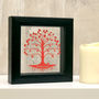 Personalised Framed Mini Family Tree Papercut, thumbnail 3 of 9