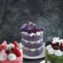 Personalised Gift Box Of Blueberry Cake Candle | Handmade Candle | Soy Candle, thumbnail 2 of 4