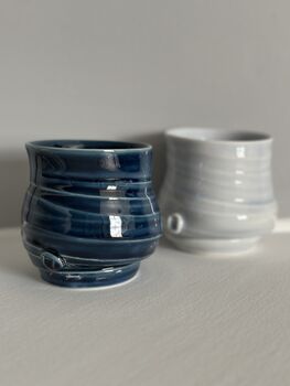 Porcelain Handmade Set Of Two Tumblers, 2 of 6