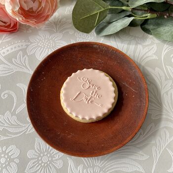 Save The Date Personalised Letterbox Vanilla Cookie, 7 of 12