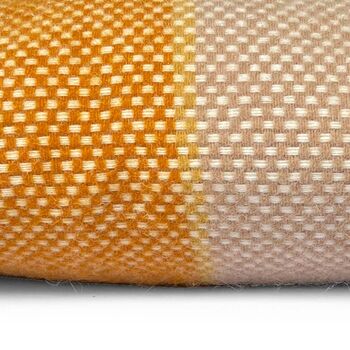 Festivity Wool Cushion Yellow Full Square, 5 of 5