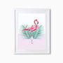 Flamingo So Safari Art Print, thumbnail 3 of 4