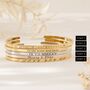 Personalised Gold Or Silver Plated Engraved Bracelet, thumbnail 3 of 8