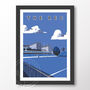 The Rec Bath Blue, Black And Whites Edition Poster, thumbnail 6 of 6