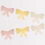 3D Paper Bow Party Garland, thumbnail 3 of 4